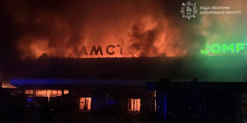 Росія вдарила по ТЦ «Амстор» у Запоріжжі ввечері 17 вересня